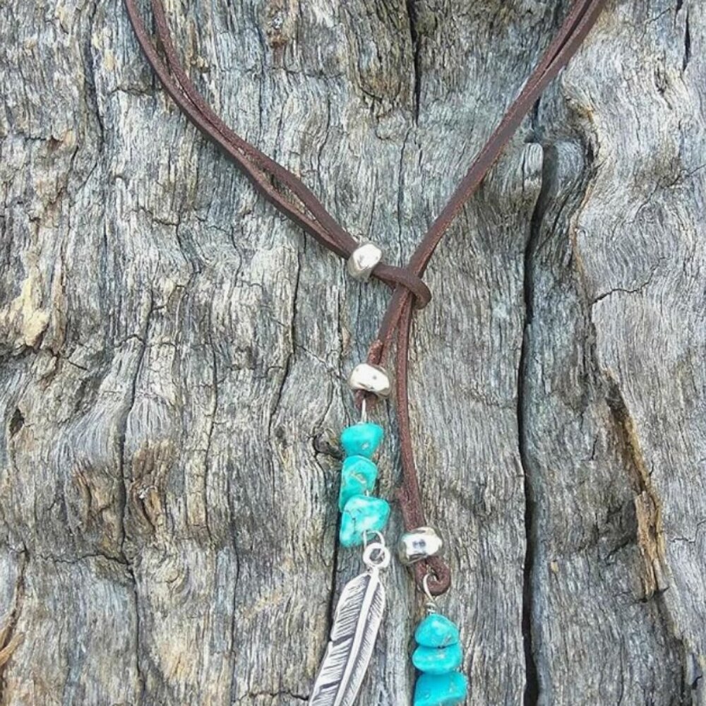Free People Western Southwestern Style Necklace - Picture 2 of 4